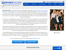 Tablet Screenshot of motivatedmodels.com